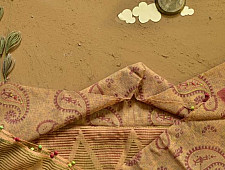 Saarang . सारंग ☁ Kota Doria Cotton Embroidered Dupatta ☁ 9