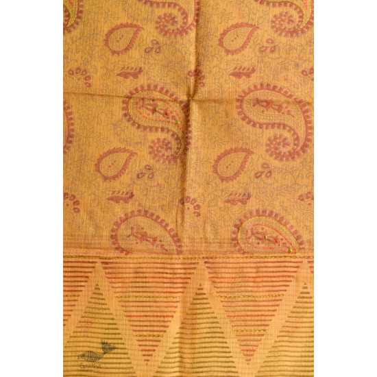 shop block printed kota cotton embroidered dupatta 