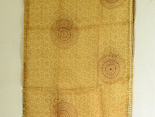 Ittefaq . इत्तफाक | Kota Doria Silk Embroidered Stole - Brown