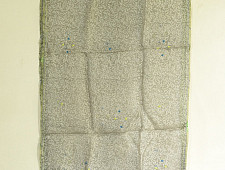 Ittefaq . इत्तफाक | Kota Doria Silk Embroidered Stole - Grey