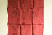 Ittefaq . इत्तफाक | Kota Doria Silk Embroidered Stole - Red