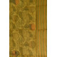 shop Kota Silk Stole Embroidered and Block Printed yellowish brown