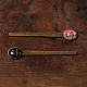 shop Hand Embroidered Floral scale bookmark (Two Color Options Black / Pink)