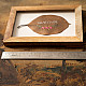shop Hand Embroidered Gratitude leaf frame 