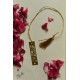 shop gold plated bookmark - Peacock Feather