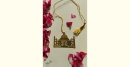A Golden Tag ❉ Gold Plated Bookmarks - Taj-Mahal