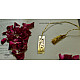 shop gold plated bookmark - Peacock Feather