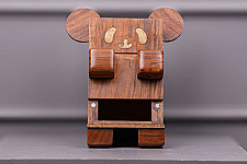 Lakdi . लकड़ी ~ Handmade Wooden Piggy Bank ( Two Options Panda / Koala )