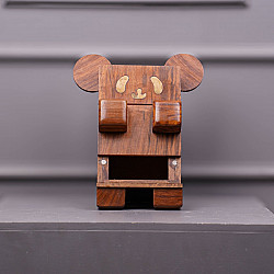 Lakdi . लकड़ी ~ Handmade Wooden Piggy Bank ( Two Options Panda / Koala )