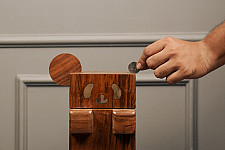 Lakdi . लकड़ी ~ Handmade Wooden Piggy Bank ( Two Options Panda / Koala )