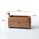 Online Handmade Wooden Mushroom Tail Pen Stand ( Three Sizes Option )
