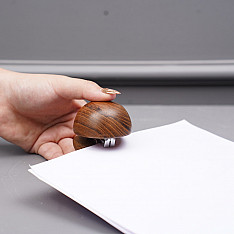Lakdi . लकड़ी ~ Handmade Wooden - Round Stapler