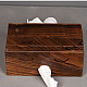 Online Handmade Wooden Double Side Tissue Box