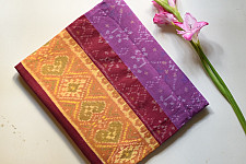 Rasika . रसिका ~ Handloom Patola Cotton Dupatta ~ Purple