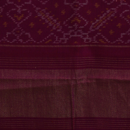 shop Handwoven Woolen Patola Shawl ~ Diamond Design