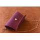 shop handwoven cotton tangaliya purse Purple