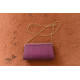 shop handwoven cotton tangaliya purse Purple