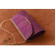 shop handwoven cotton tangaliya purse Purple