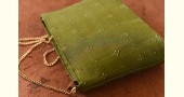 shop handwoven cotton tangaliya purse / Clutch  - Mehndi Green 