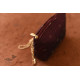 shop handwoven cotton Tangaliya Maroon Purse