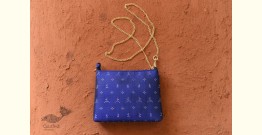 Dots & weaves ✣ Tangaliya Sling Bag - Royal Blue