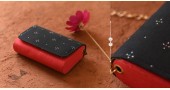 shop handwoven cotton tangaliya purse / ClutchTangaliya Clutch / Sling bag - Black & Red