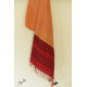 shop Handwoven Tangaliya Cotton dupatta Red & Orange