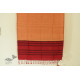 shop Handwoven Tangaliya Cotton dupatta Red & Orange