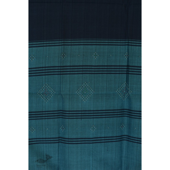 shop Handwoven Tangaliya Cotton Blue dupatta