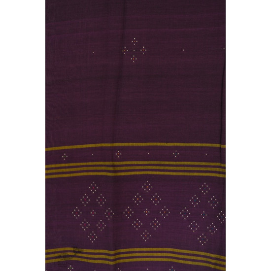 shop Handwoven Tangaliya Cotton Purple dupatta