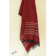 shop Handwoven Tangaliya Cotton Maroon dupatta