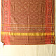 shop Handloom Cotton patola ikat Brick Red dupatta
