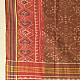 shop Handloom Cotton patola ikat Brick Red dupatta
