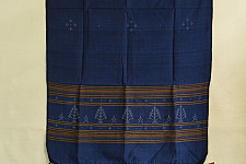 Gulmohar . गुलमोहर | Tangaliya ⁂ Cotton Stole - Blue