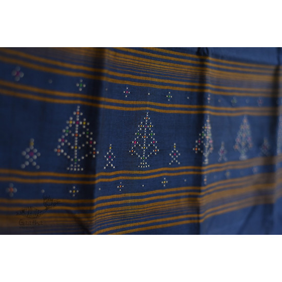 shop tangaliya cotton stole Blue