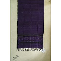 Gulmohar . गुलमोहर | Tangaliya ⁂ Cotton Stole - Purple