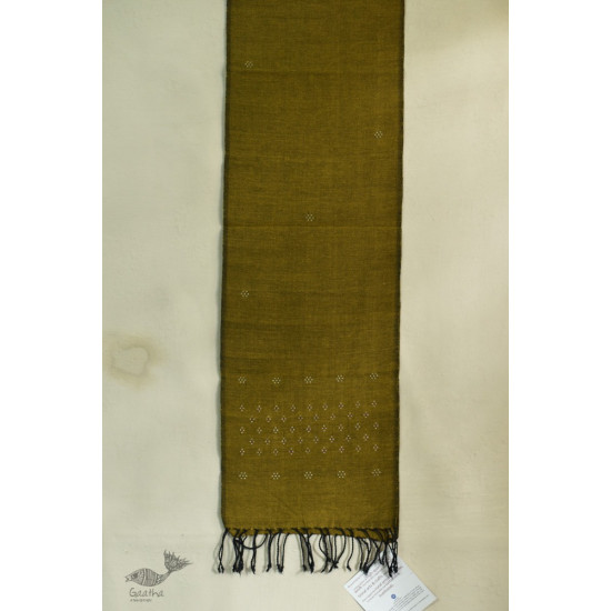 shop tangaliya cotton Scarf - Green