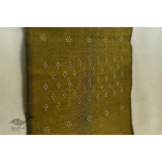 shop tangaliya cotton Scarf - Green