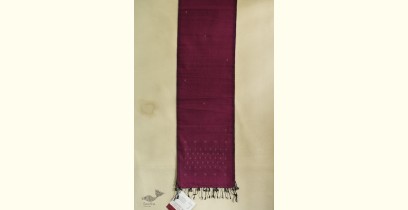Gulmohar . गुलमोहर | Tangaliya ⁂ Cotton Scarf - Purple