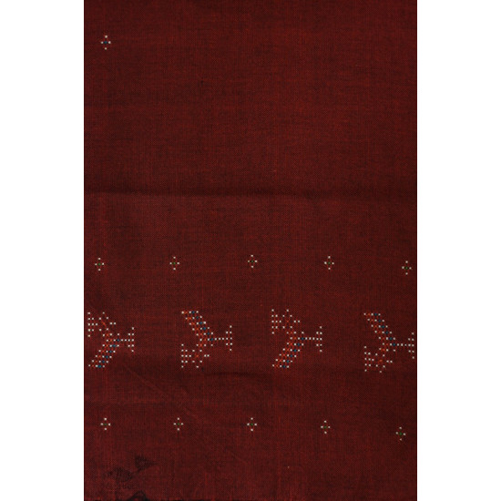 shop tangaliya cotton Scarf  - Maroon