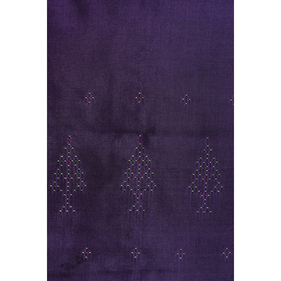 shop tangaliya cotton purple Scarf 