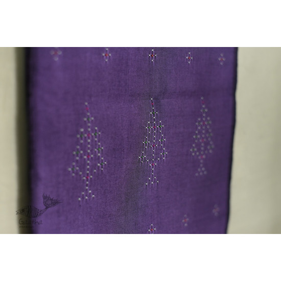 shop tangaliya cotton purple Scarf 