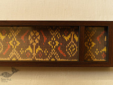 Joyance | Patola Silk ~ Golden Serving Tray