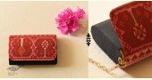 shop handmade Patola Silk Purse Balck & Red Bag 