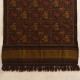 shop Handwoven Woolen Ikat Patola Shawl - Brown