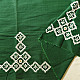 Embroidered Blouse Piece ( Unstitched )  - Green (Cotton Silk Fabric)