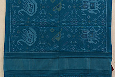 Vasant . वसंत | Handwoven Woolen Ikat Patola Shawl - Blue