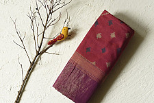 Champa - Chakli . चंपा - चकली | Handwoven Patola Cotton Saree - 4