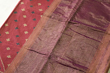 Champa - Chakli . चंपा - चकली | Handwoven Patola Cotton Saree - 4