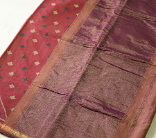 Champa - Chakli . चंपा - चकली | Handwoven Patola Cotton Saree - 4